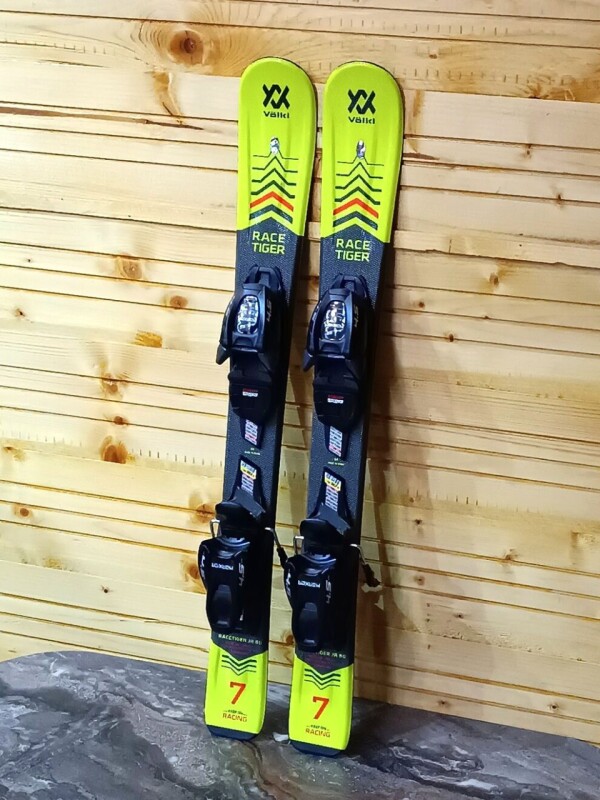 LYŽE VOLKL RACETIGER JR YELLOW 80CM